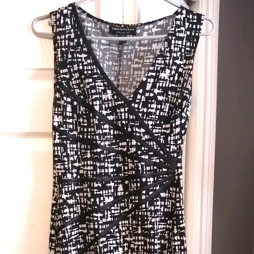 Black and white dress